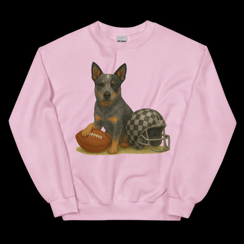 Blue Heeler Football Sweatshirt