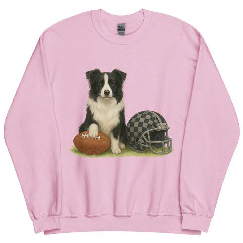 Border Collie Football Sweatshirt