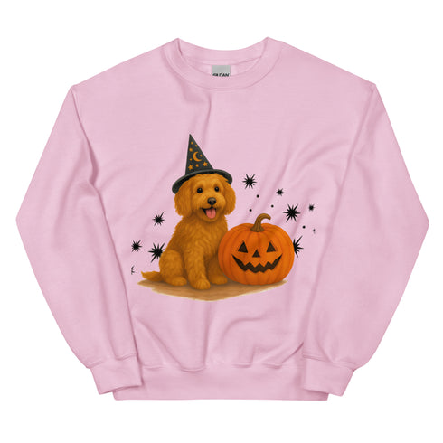 Golden Doodle Halloween Witchy Dogs Sweatshirt