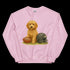 Golden doodle Football Sweatshirt