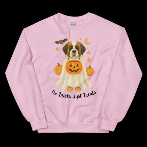 St. Bernard No Tricks No Treat Dog Sweatshirt