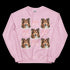 Sheltie With Pink Bows Dog Sweatshirt