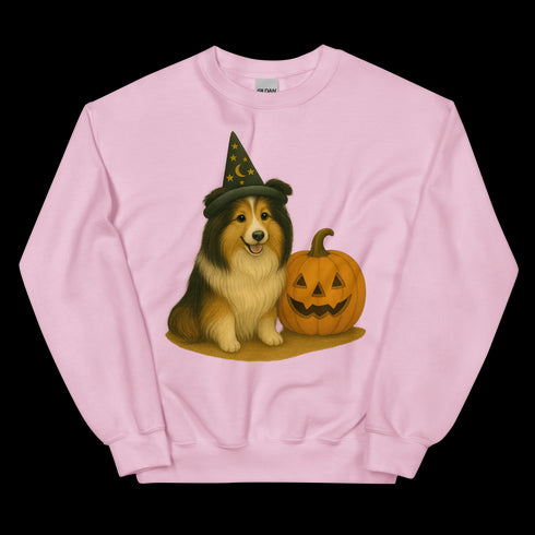 Sheltie Witchy Dog Sweatshirt