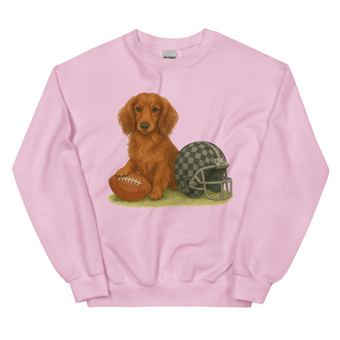 Dachshund Football Sweatshirt