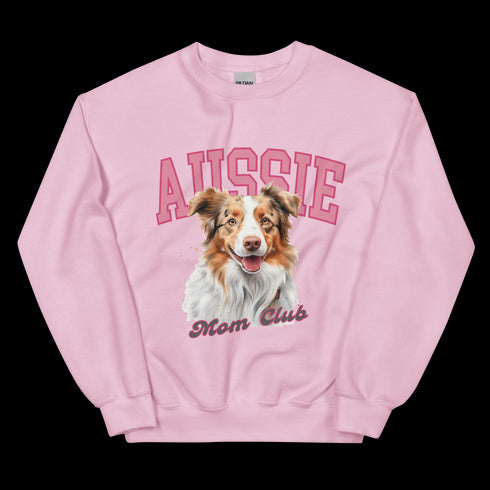 Red Merle Aussie Dog Mom Club Sweatshirt
