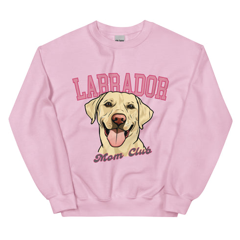 Yellow Lab Dog Mom Club Sweatshirt