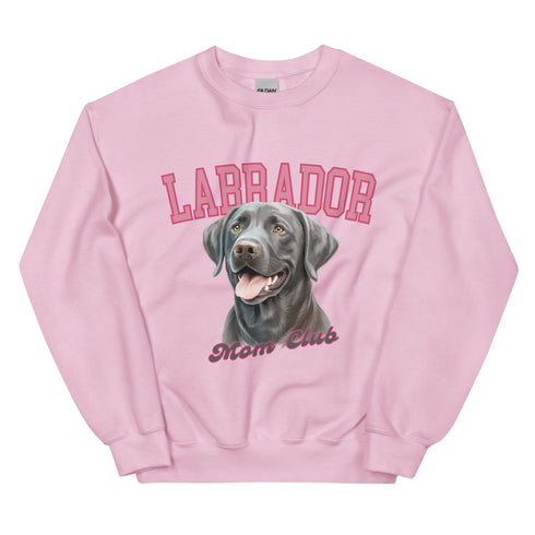 Silver Labrador Dog Mom Club Sweatshirt