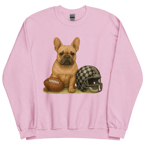 French Bulldog Football Sweatshirt