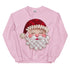 Santa Faux Patchwork Christmas Sweatshirt,
