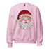 Santa Faux Patchwork Christmas Sweatshirt,