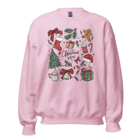 Christmas Vibes Doodles Sweatshirt