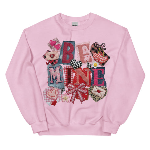 Be Mine Faux Quilt Sweatshirt