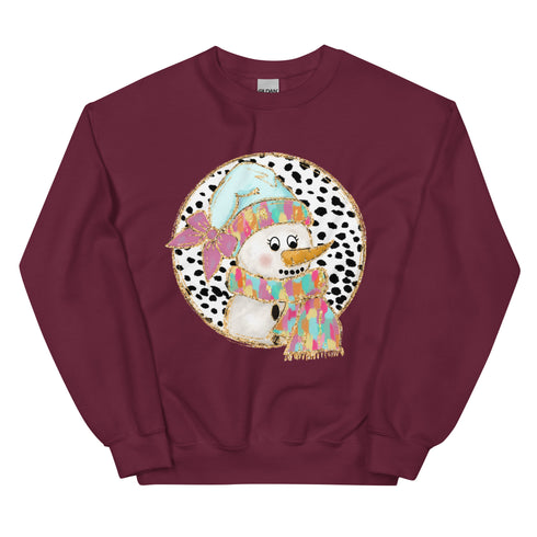 Snowman Winter Christmas Crewneck