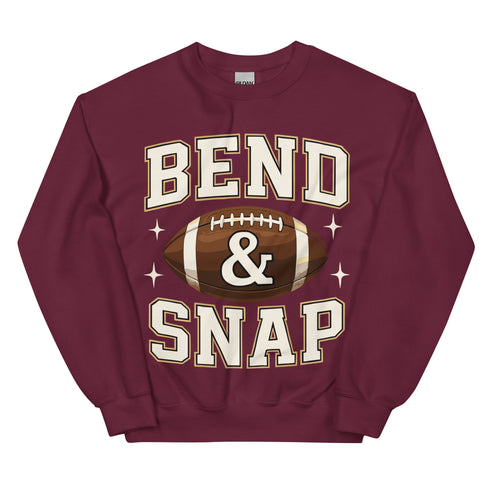 Bend and Snap Football Crewneck