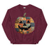 Jack O Lantern Patchwork Pumpkin Sweatshirt
