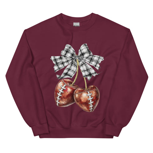 Football Cherry Sweatshirt