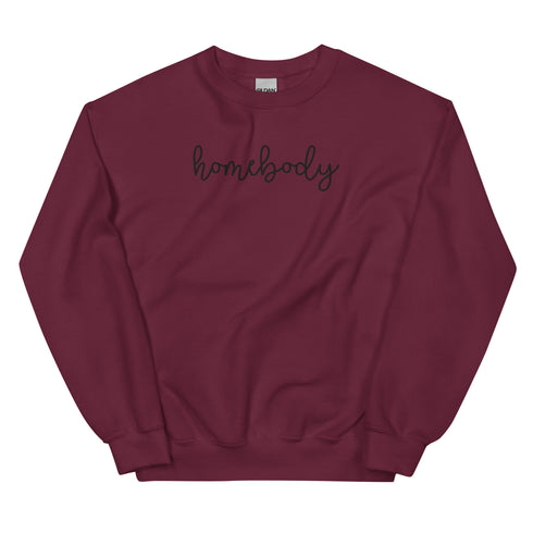 Homebody Embroidered Crewneck