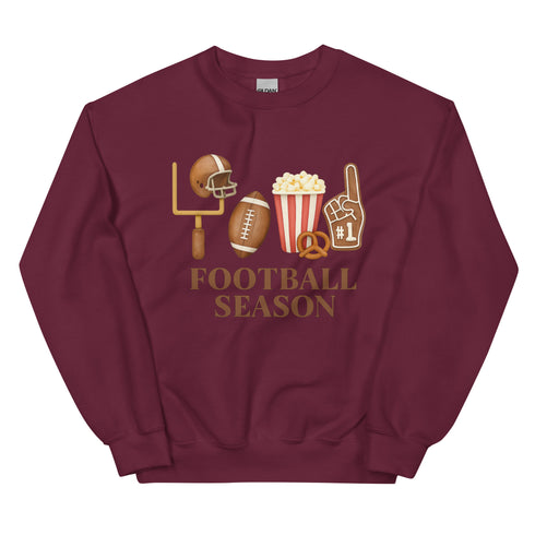 Football Season Doodles Crewneck