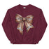 Football Bow Crewneck