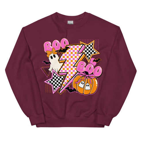 Sweatshirt Retro Halloween Doodle Shirt