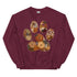 Floral Dog Mom Fall Crewneck