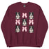 Border Collie and Bows Crewneck