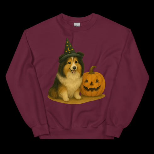 Sheltie Witchy Dog Sweatshirt