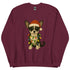 Christmas Black and White Chihuahua Crewneck