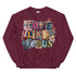 Love Like Jesus Faux Quilt Crewneck