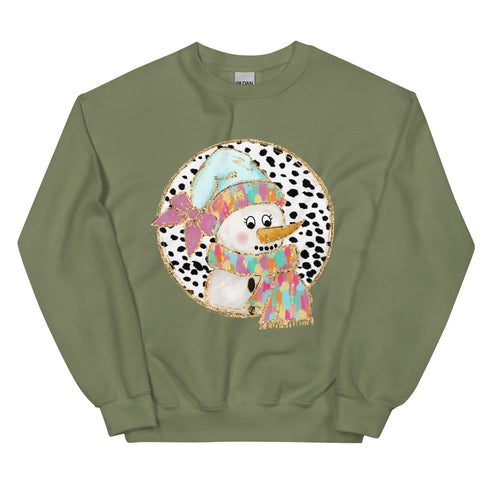 Snowman Winter Christmas Crewneck