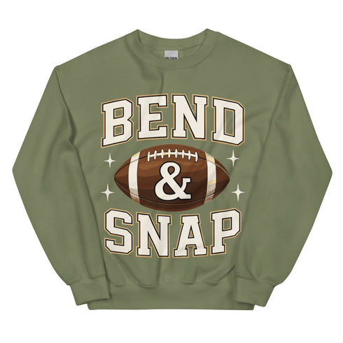 Bend and Snap Football Crewneck