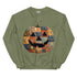 Jack O Lantern Patchwork Pumpkin Sweatshirt