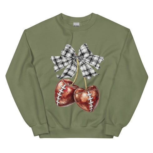 Football Cherry Sweatshirt
