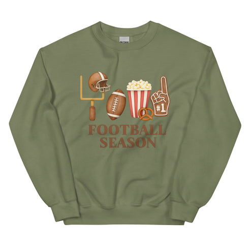 Football Season Doodles Crewneck