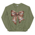 Football Bow Crewneck
