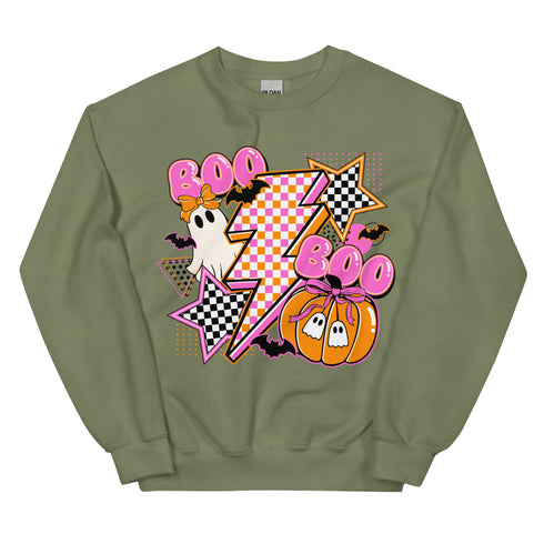 Sweatshirt Retro Halloween Doodle Shirt