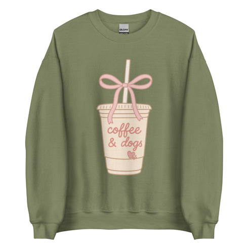 Coffee and Dogs Sweatshirt