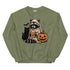 Halloween Fall Coffee Racoon Crewneck