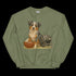 Blue Merle Aussie Football Sweatshirt