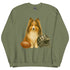 Sheltie Football Dog Sweatshirt