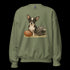 Chihuahua Black and White Football Sweatshirt
