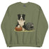 Border Collie Football Sweatshirt