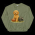 Golden doodle Football Sweatshirt