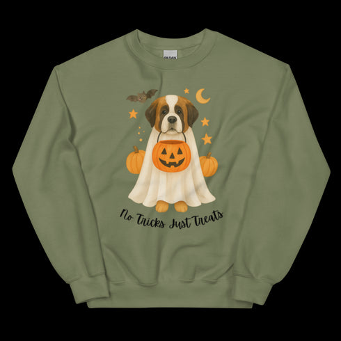 St. Bernard No Tricks No Treat Dog Sweatshirt