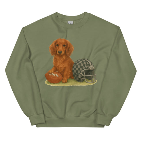 Dachshund Football Sweatshirt