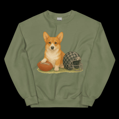 Corgi Football Sweatshirt
