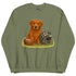 Red Golden Retriever Football Crewneck