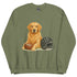 Golden Retriever Football Sweatshirt