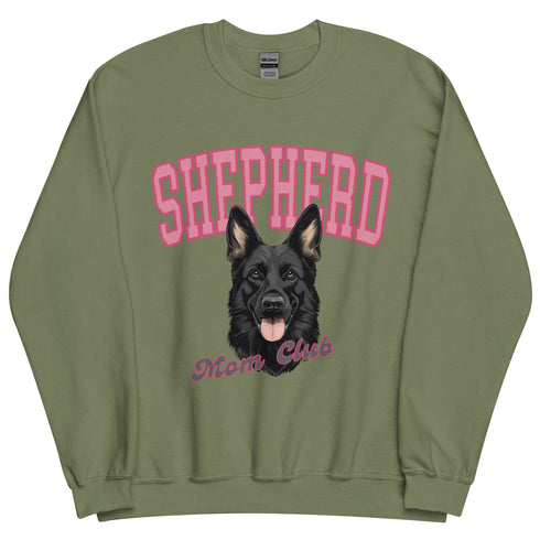 Black German Shepherd Mom Club Sweatshirt