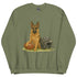 German Shepherd Football Sweatshirt